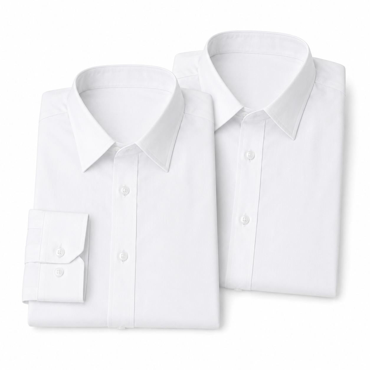 Premium White Shirt Combo Pack of 2