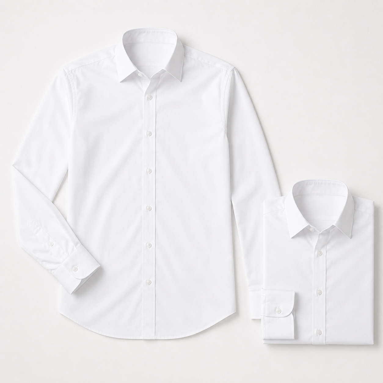 Premium White Shirt Combo Pack of 2