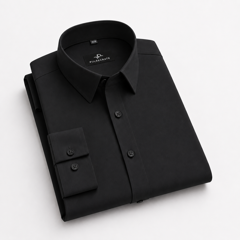 Premium Cotton Blend Luxurious Black and Pink Shirt Combo